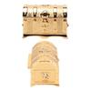 Vintage Jewelry Box Gold Color Retro Style Zinc Alloy Scratch Proof Small Jewelry Box For Rings Earrings Necklace M