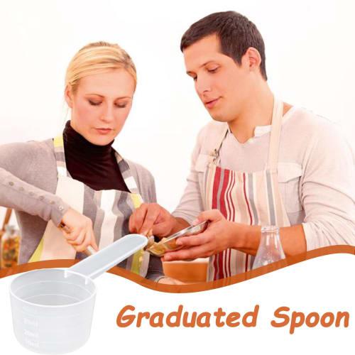 4 Measuring Scoops, Protein Scoops, Food Scoops, 30g Powder Protein Scoop, Plastic Reusable Spoons for Milk Powder, Protein Powder, Flour, and Other K