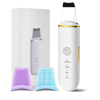 Skin Scrubber Face Spatula, Skin Spatula Pore Cleaner Blackhead Remover Tools for Facial Deep Cleansing-4 Modes, White