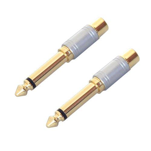 

Converts RCA jack to standard plug Conversion plug set of 2 (pin jack) (phone)