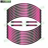 For Z250 Z 250 motorcycle accessories 17 inch front and rear wheel hub decals fairing modified reflective sticker decoration