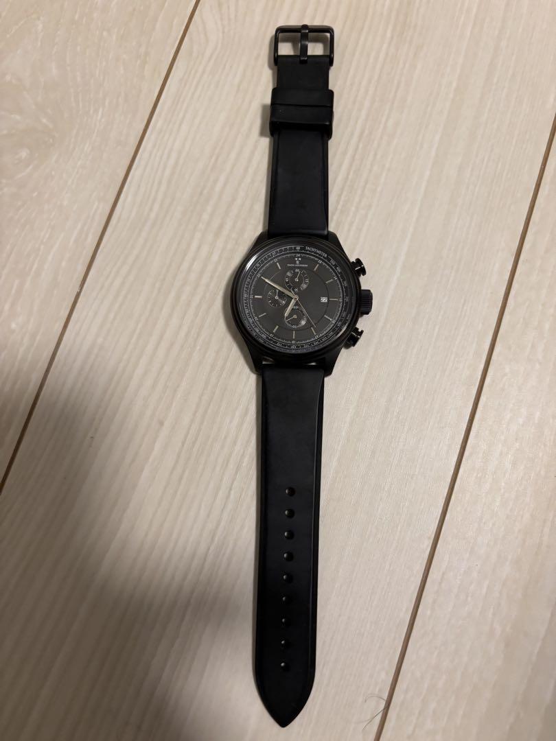 

[USED] Black chronograph watch
