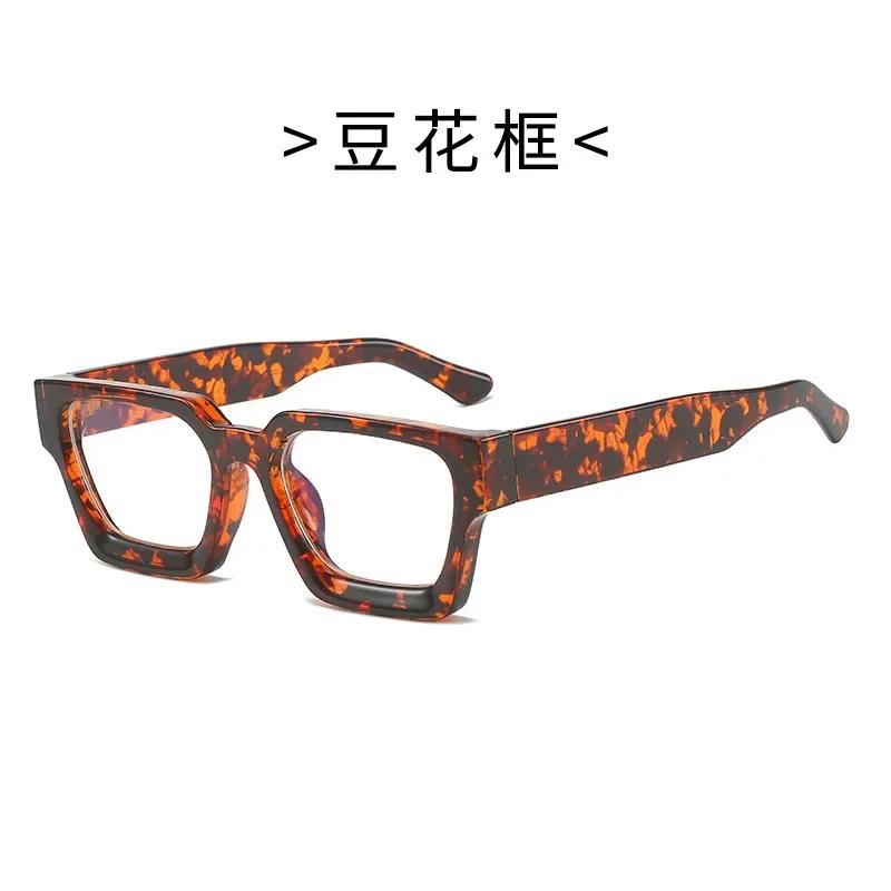New Transparent Computer Glasses Frame Women Men Anti Blue Light Square Eyewear Blocking Glasses Optical Spectacle Eyeglass