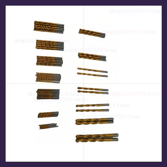 

99Pcs Titanium Coated HSS Drill Bit Set for Metal Wood Grooving Drilling and Sawing High Speed Steel Carpenter Tools