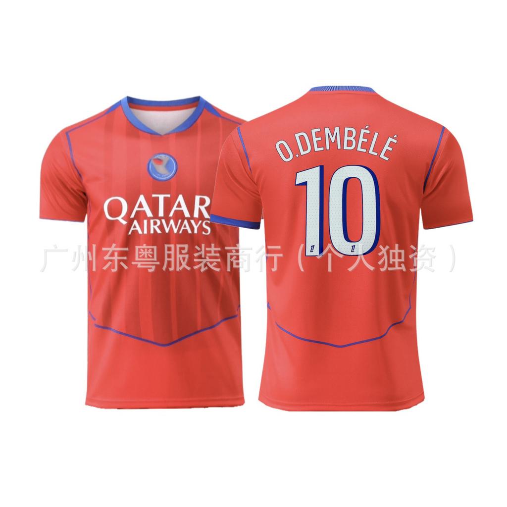 New Real Madrid Mbappe Liv Barcelona Man into Miami Jersey Adult Football Suit Club Short Sleeve Shirt