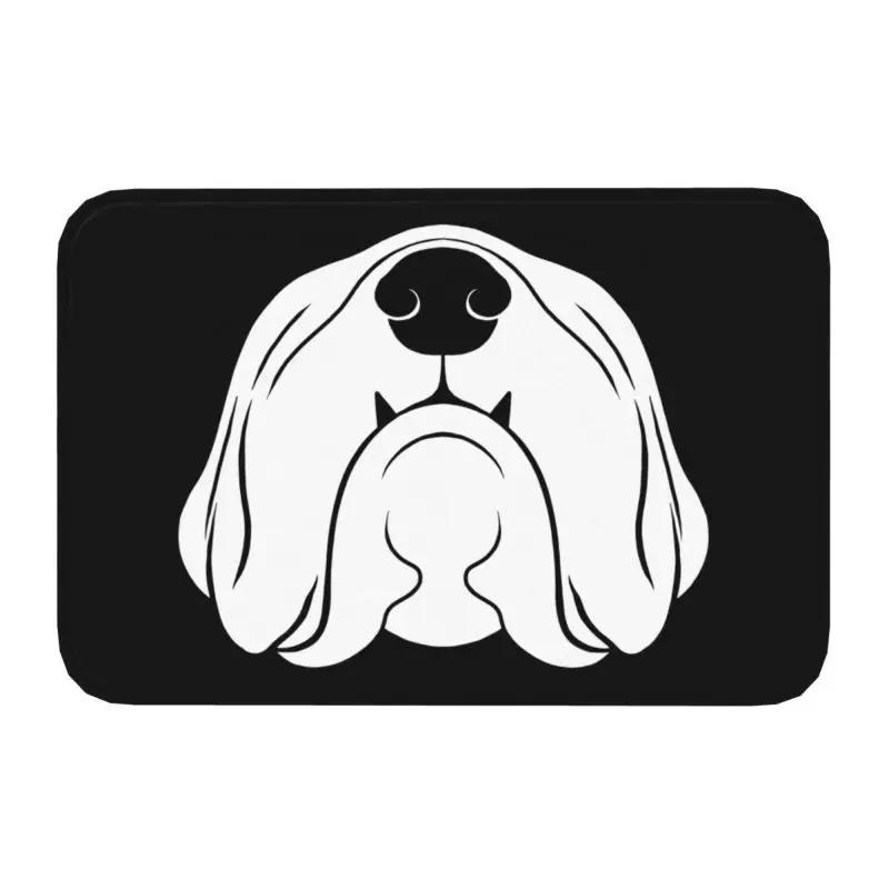 Pug Colorful Pugs Art Dog Pet Lover Floor Door Bathroom Kitchen Mat Anti-Slip Indoor Cute Pet Doormat Toilet Entrance Carpet Rug