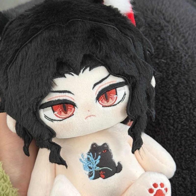 Anime  Iguro Obanai Kanroji Mitsuri Handsome Doll 20cm Cosplay Cartoon Soft Body Change Clothes Doll Birthday Gift
