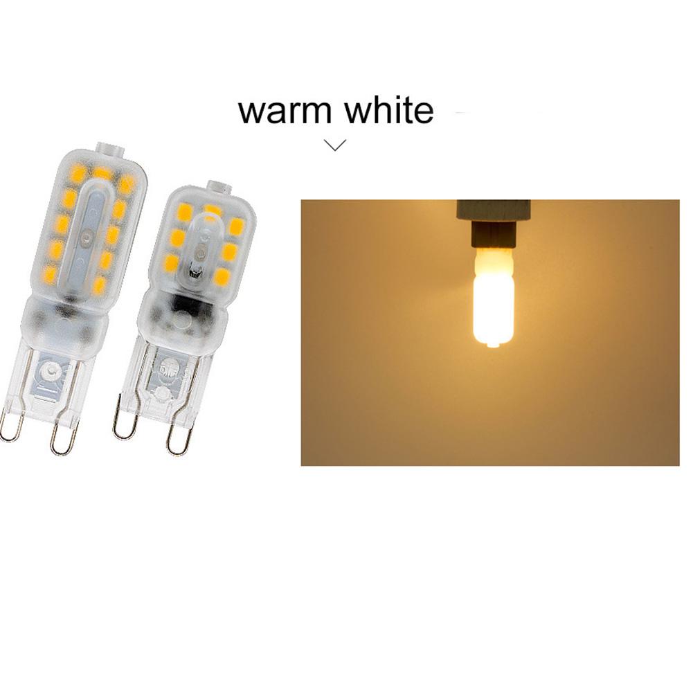 Buy 5W Dimmable G9 LED Lamp 450lm 220V SMD 2835 Bulb LED Spotlight Warm White Light at