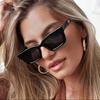 Retro Square Fashion Glasses for Women & Men  Perfect for Beach and Everyday Fashion Outdoor Accessories Durable Eyewear
