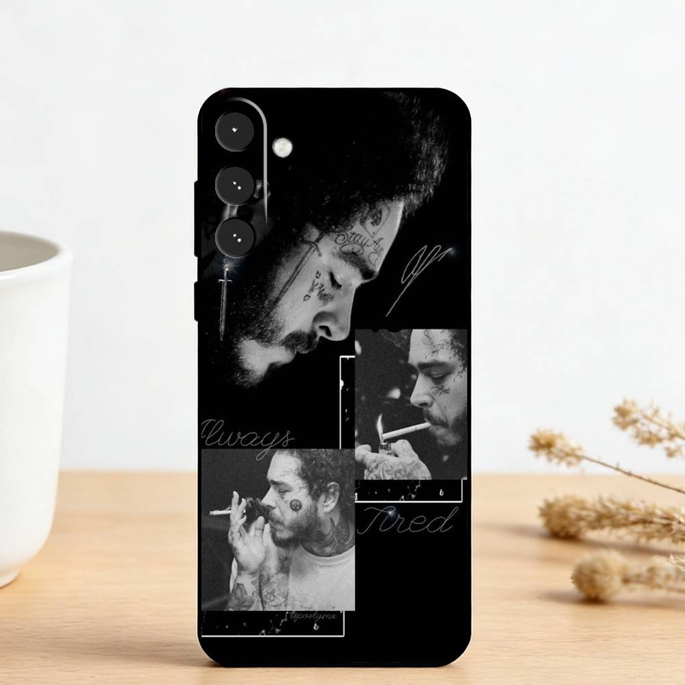 King P-Post M-Malone    Phone Case For Samsung Galaxy A73,A72,A71,A70,A53,A52,A51,Others Soft Black Cover