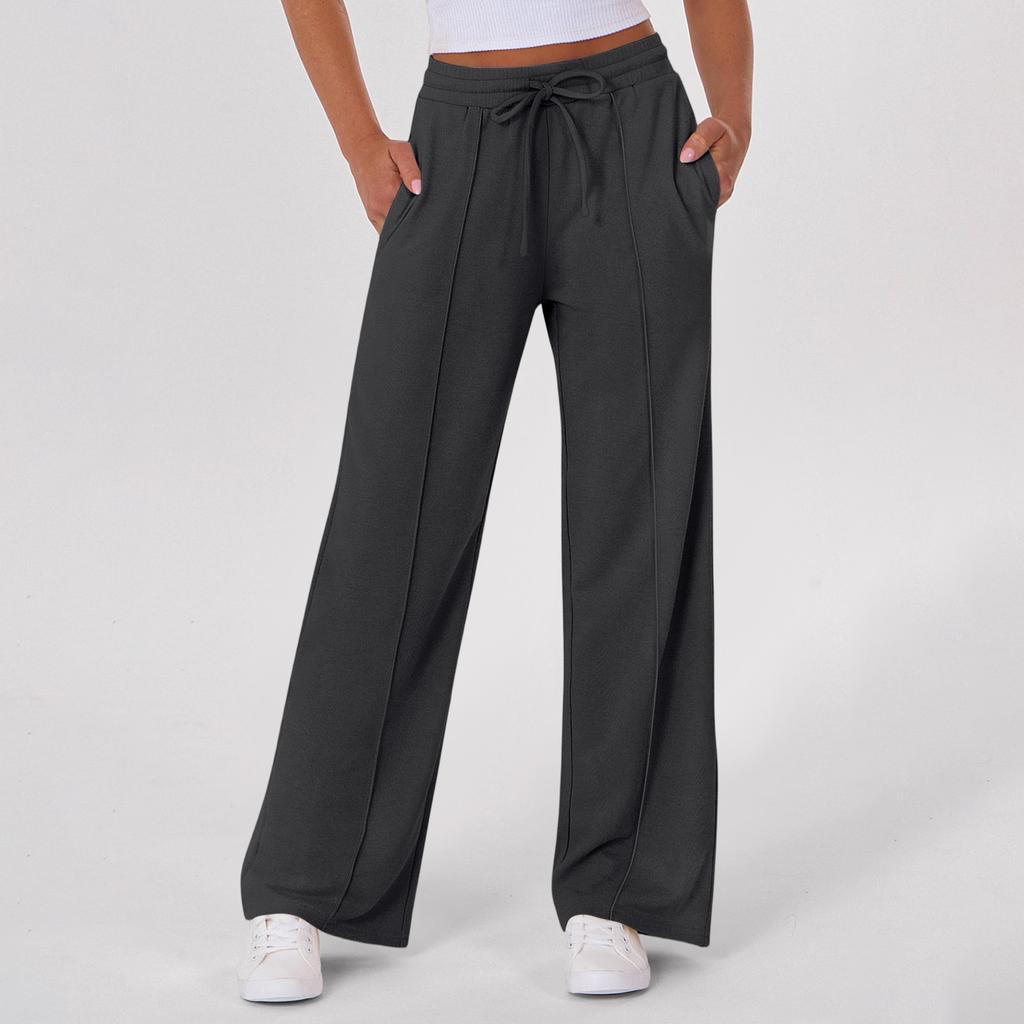 Women's High Waisted Wide Leg Sweatpants Casual Yoga Jogger Pants