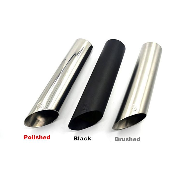 

1 piece Top Quality W463 G Class Muffler Tips for Benz G-class W463 G500 G55 G63 B-Style 76mm Exhaust Pipes Tail Pipe Tips Brushed-Right side