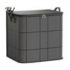 Large Capacity Moving Bags Storage with Reinforced Handles, Foldable Non-woven Fabric Organizer, Travel Packing Organizers Totes for Clothes