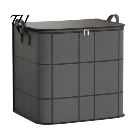 Large Capacity Moving Bags Storage with Reinforced Handles, Foldable Non-woven Fabric Organizer, Travel Packing Organizers Totes for Clothes