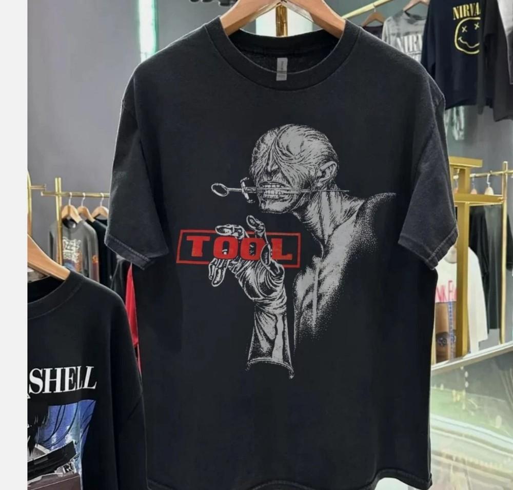 Tool Band Tshirt, Tool Rare Design Black Short Sleeve Unisex Tshirt Unisex T-Shirt XL