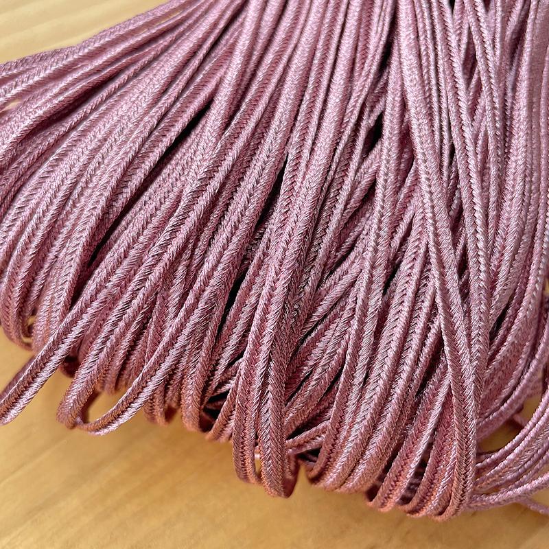 3mm Thin Rope Diy Clothing Ribbon Exquisite Piping Cord for Cheongsam Dress Uniform Edge Trim Clothing Accessory 10M Long