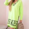 Women's Hooded Letter Print Sweatshirt Dress Long Sleeve Casual Mini Dress