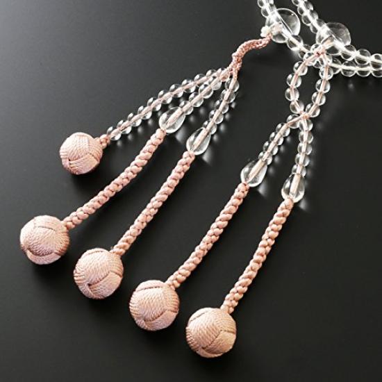 Kyoto Butsudan Hayashi Buddhist Prayer Nichiren 0 Genuine Crystal Authentic Style Beads Bag Kyoto Beads, Sect, Shaku, (Women's), Formal, [Prayer Set]