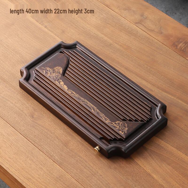 Jia Lang Bamboo Drainage Tea Tray