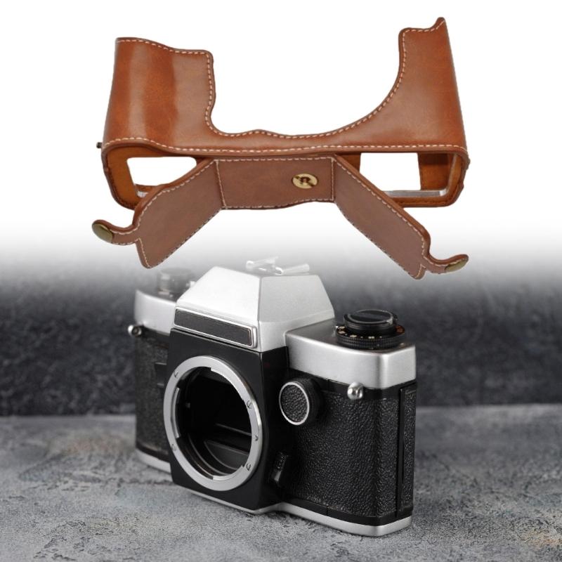 Shockproof Protective Case Camera Storage Cover Leather Texture Suitable for GFX50R Model Camera Scratch Resistant