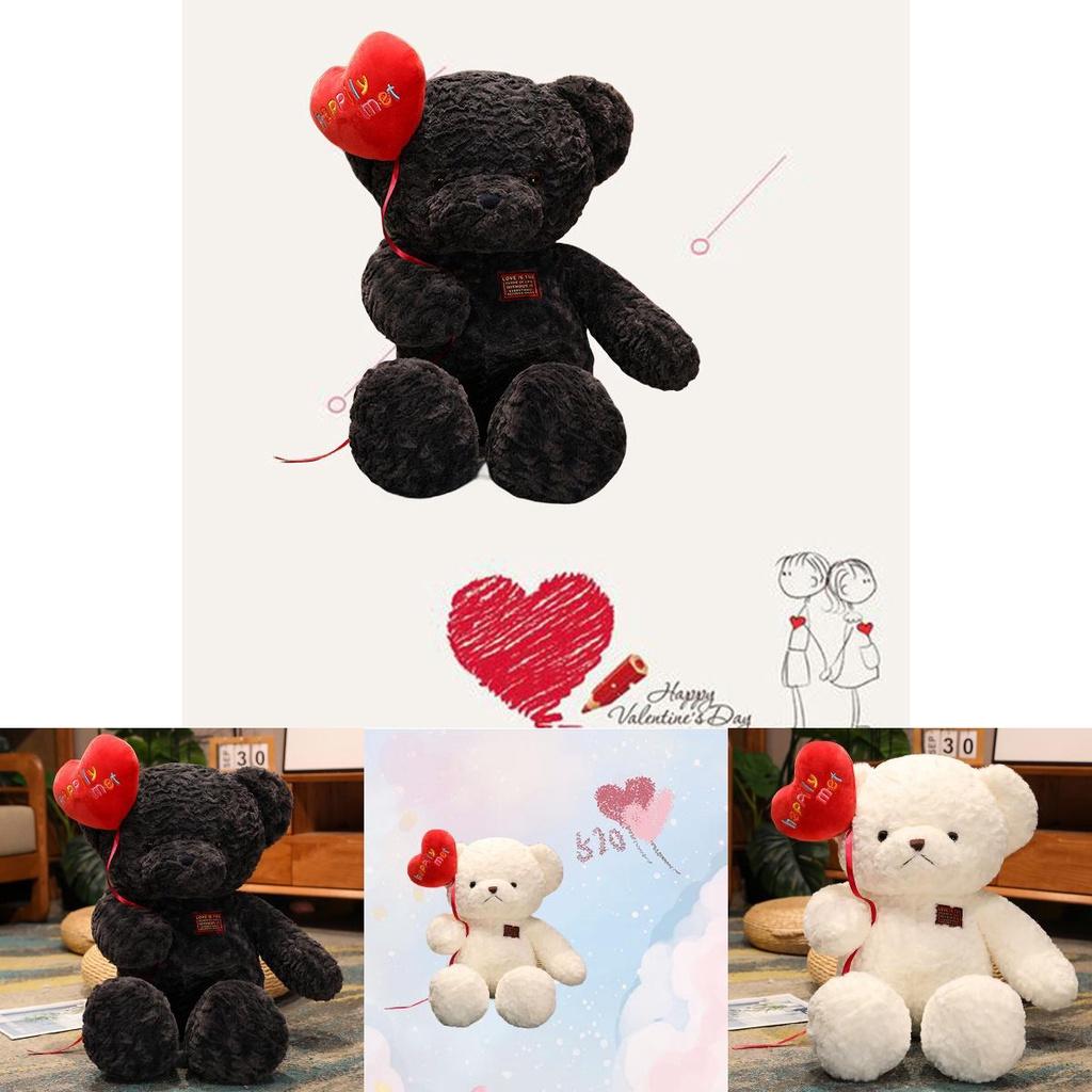 Teddy Bear Plush Toy For Valentine's Day Cute And Cuddly Bear For Expressing Love Romantic Gift For Anniversary