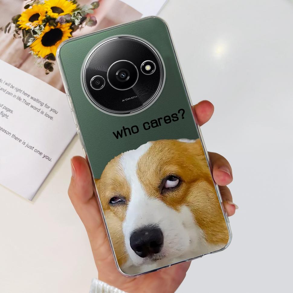 For Xiaomi Redmi A3 Case RedmiA3 Flower Cartoon Fundas Soft Silicone Casing For Xiaomi Poco C61 PocoC61 Coque Ultra Slim Cover