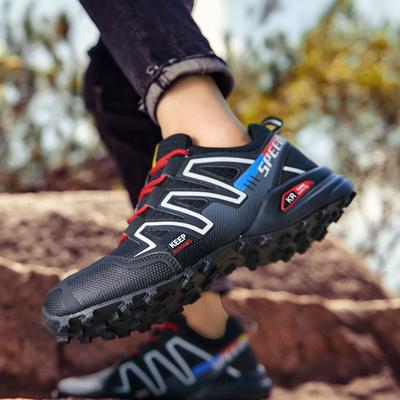 Äußere Einzel-Wanderschuhe, Herren-Wander- und Crosslaufschuhe, Solomon Outdoor-Sneaker, große Größe.