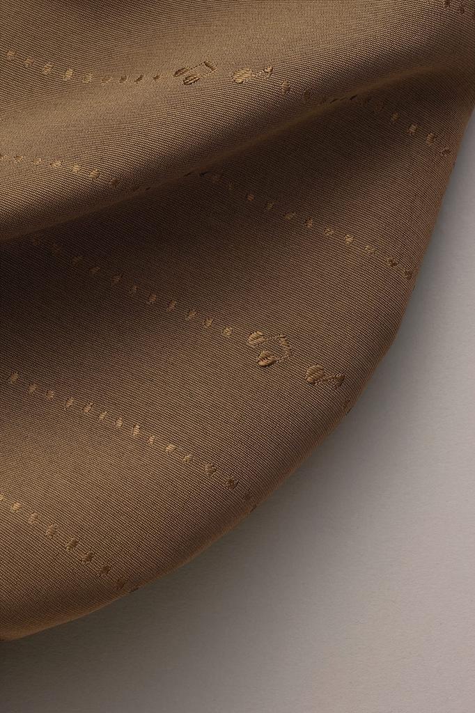 Alps Grand Piano Cover for Yamaha C3 Made in Japan Jacquard Weave Brown with Dot Musical Note Border Pattern / G-TB / / / &