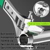 8/10/12Inch Adjustable Wrench Wide Jaw Opening Precise Jaw Design Grips Tight-Even in Tight Spaces