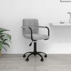 Day and Night - Day and Night Light Gray Velvet Swivel Office Chair