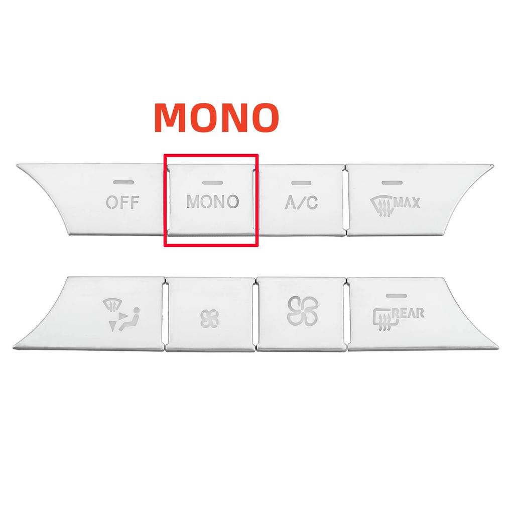 Car Console AC Air Conditioning AUTO Volume Buttons Sequ Cover Stickers Trim For Mercedes Benz C E CLS GLK Class W204 W212