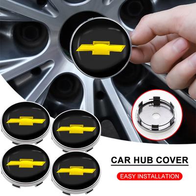 4Pcs 60MM Car Wheel Center Hub Cap Car Accessories For Spark Captiva Camaro Lova Aveo Auto Rear View Mirror Sun Visor Eyebrow Rainy Cover