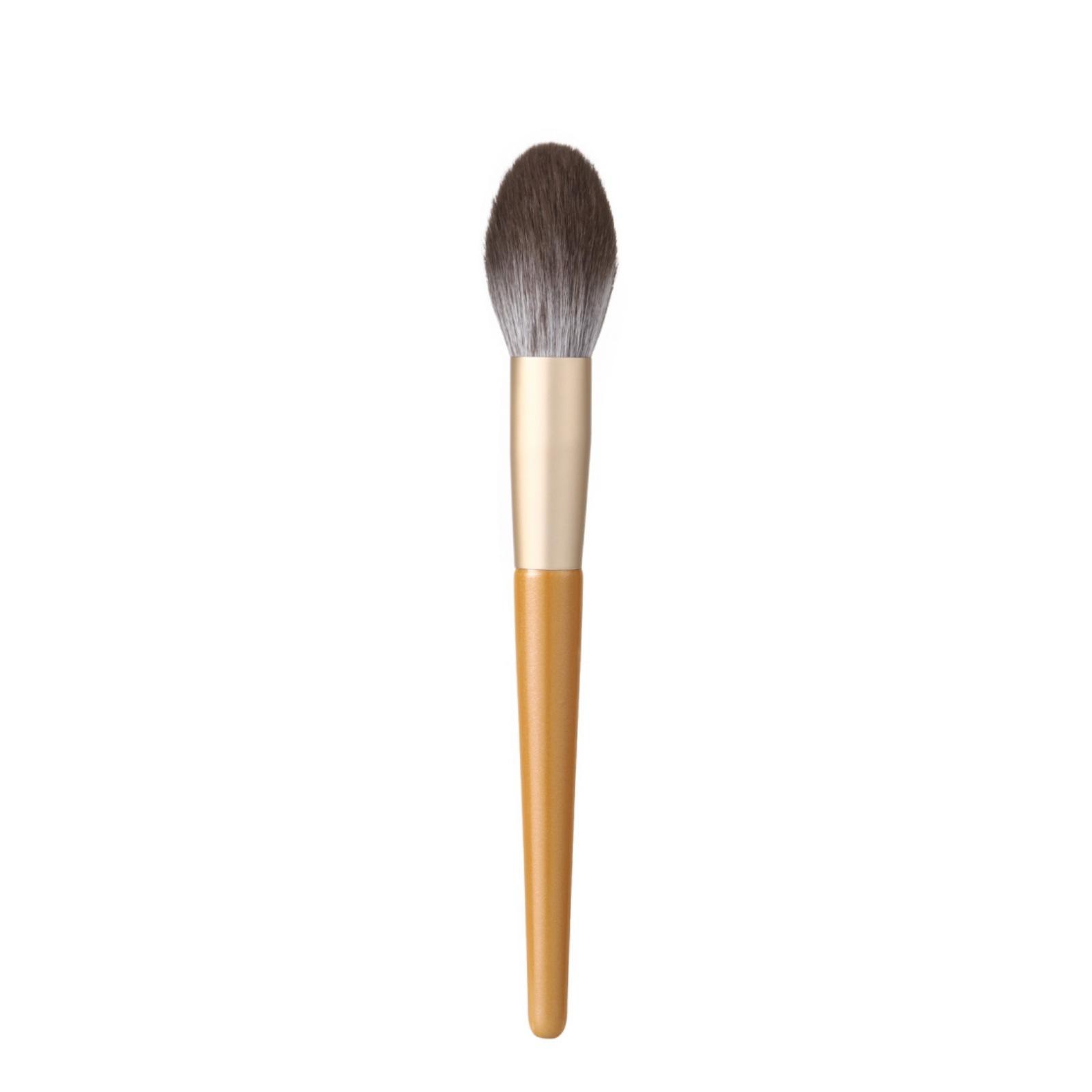 Large Size Loose Powder Brush Gold Plated Soft Makeup Brush Beauty Cosmetic Brush