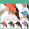 Foldable Uv Protection Projectorwomen Outdoor Mesh Wide Beach Fishing Hat Bucket Cap