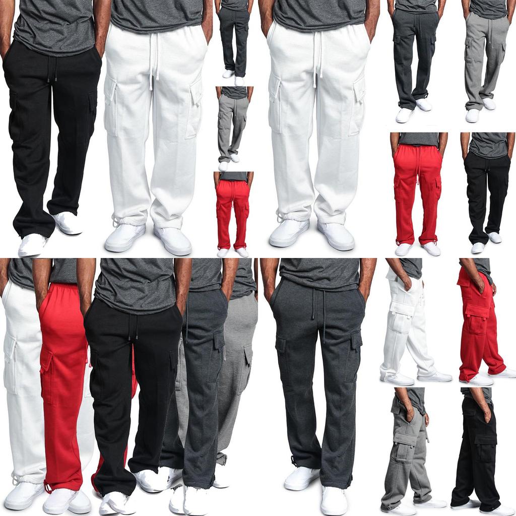 Stylish Mens Sport Pants Long Trousers Comfortable Tracksuit For Casual Workout