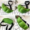 2025 Winter Persönlichkeit Kreativ Edamame Form Damen Umhängetasche Plüsch Erbse Schultertasche Für Frauen Lustige Und Witzige Brusttasche Bolsa De Mensajero