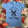 Johnny Utah Surf Shop Shirt für Damen - Point Break Inspiriertes Retro 90er Jahre Film-T-Shirt - Vintage Style Surf-T-Shirt - Kultklassiker Geschenk