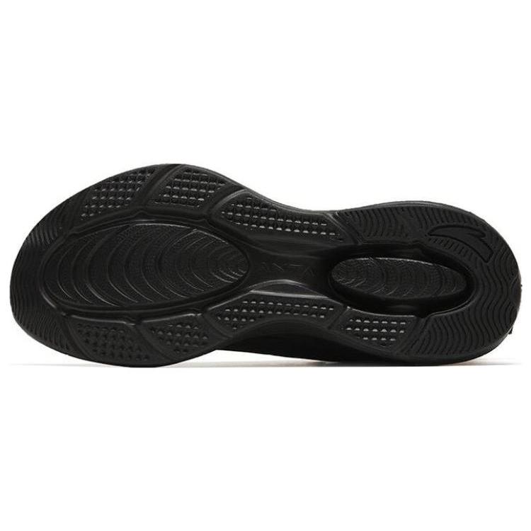 New Anta Slip Resistant, Abrasion Resistant, Lightweight Low Top Running Shoes Women's Black 122315575-2
