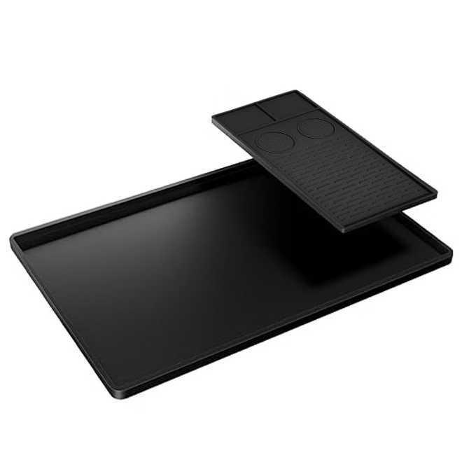 Multifunctional Coffee Machine Draining Mat & Protective Pad for Kitchen or Bar