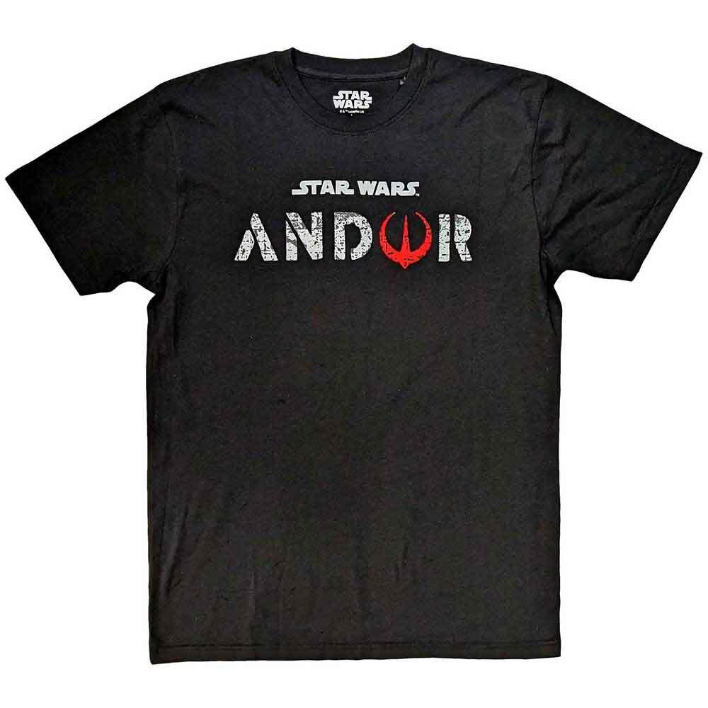 Star Wars Andor Logo T-Shirt Black New S