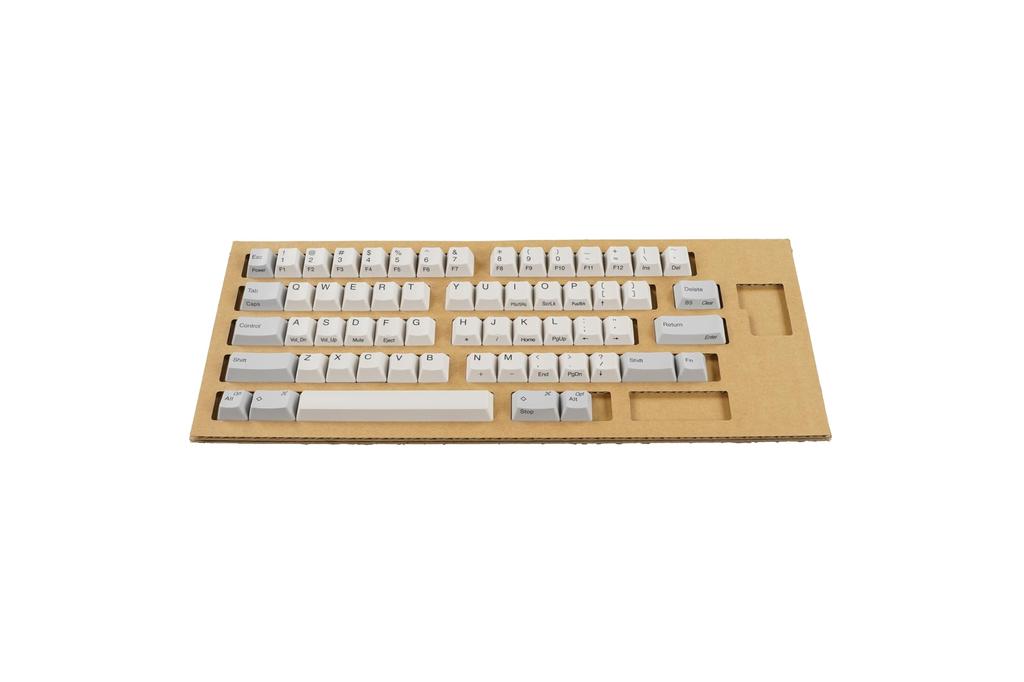 PFU HHKB Professional Series Key Top Set White Upper Left Printing Layout (English Model) PD-KB400KTW
