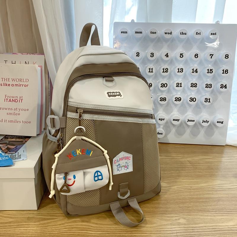 Backpack Women's Summer Korean Fashion High Capacity Lightweight High School Travel Backpack Tide.