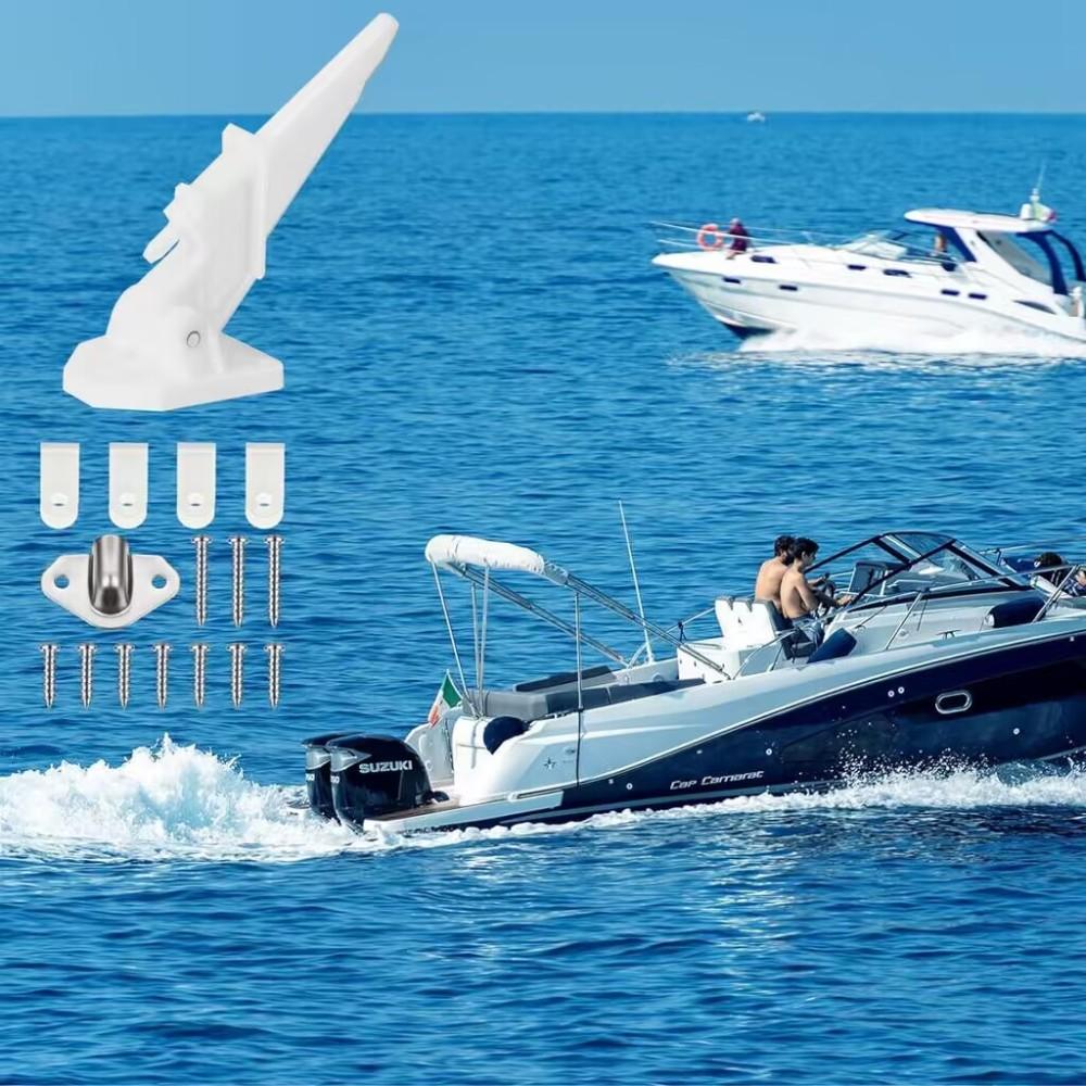 Universal Marine Speed Gauge Acceleration Guide Tube – 80 Mph Speedometer Pitot Tube, Anti-Weed Design, Replacement For Most Boats