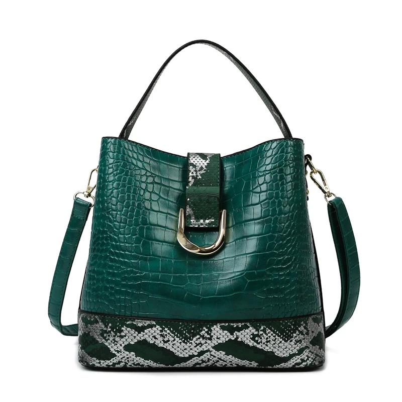 2025 New Soft Leather Bags Luxury Designer Handbags Brand High Quality Crocodile Pattern Women Crossbody Shoulder Bag Sac à main