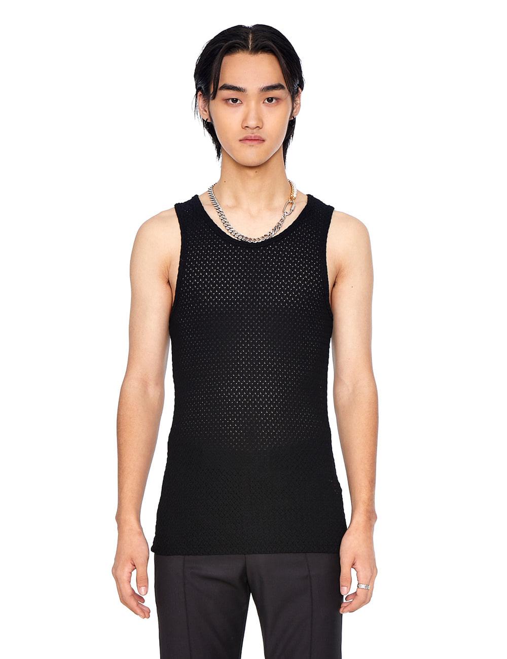 Eponim Knitted Sleeveless_Black One Size