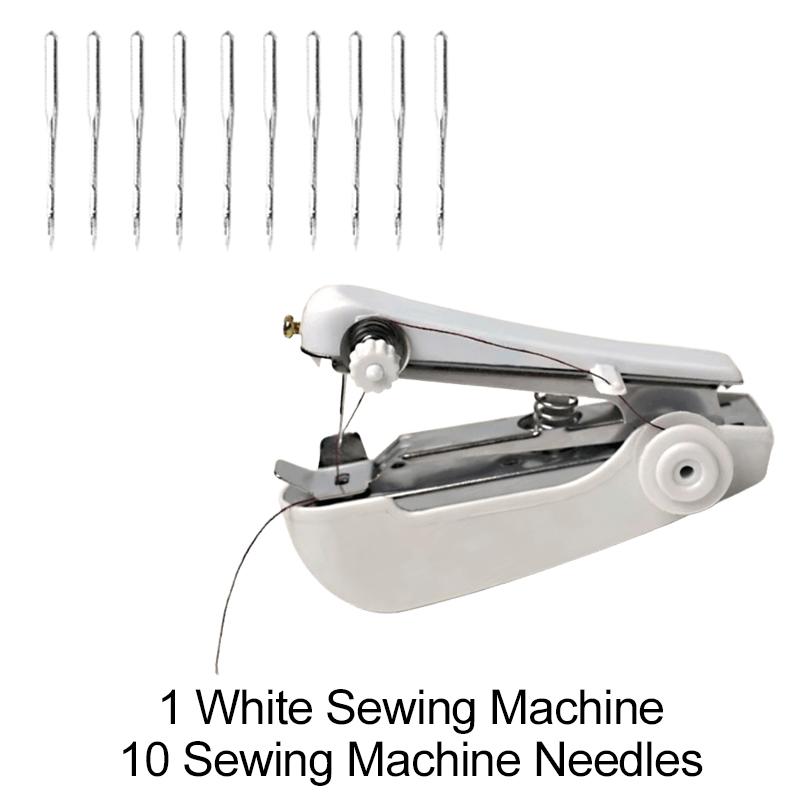 Sewing Tools Mini Sewing Machine with Replace Needles Multiple Colors Household Manual Repair Clothes Simply Needleworks Set ZYF