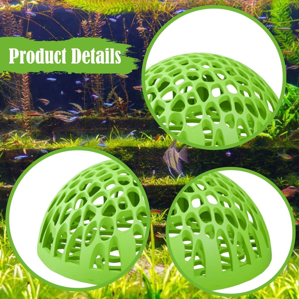 Plastic Shrimp Cave Shelter Aquarium Cover Hideout Spawning Shelter for Smart Aquarium Fish Tanks Pond Desk Decoration