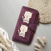 Cute Cat Print Long Wallet for Women Casual Large Capacity Card Holder Fashion Portable Purse