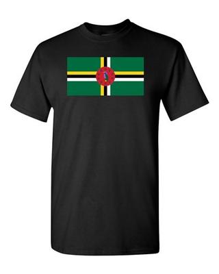 Dominica Country Flag Roseau French State Nation Patriotic DT Adult T-Shirt Tee Unisex T-Shirt