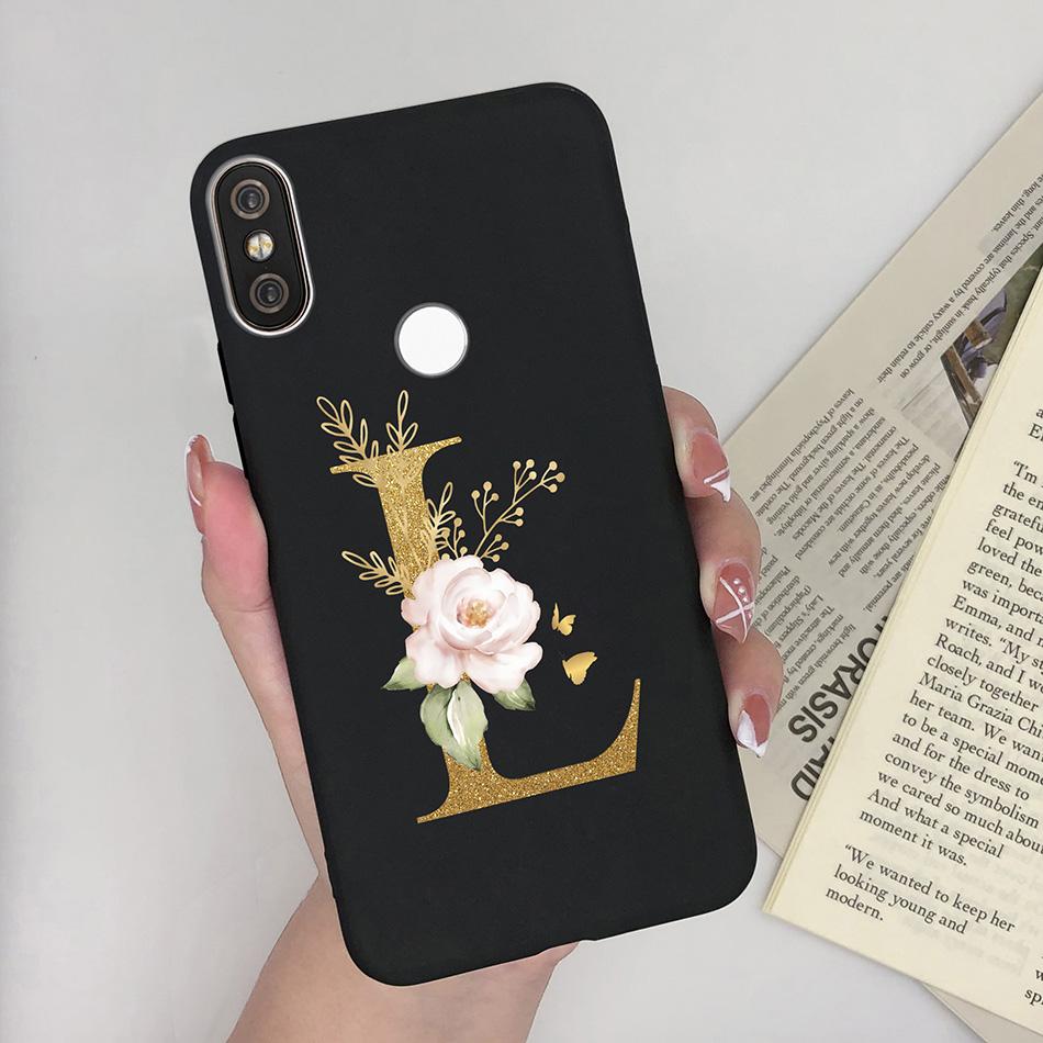 Case For Xiaomi Mi A2 A 2 Lite A1 A 1 MiA2 MiA1 Cute Letters TPU Silicone Bumper Soft Back Cover for Xiaomi Mi 5X 6X Phone Case